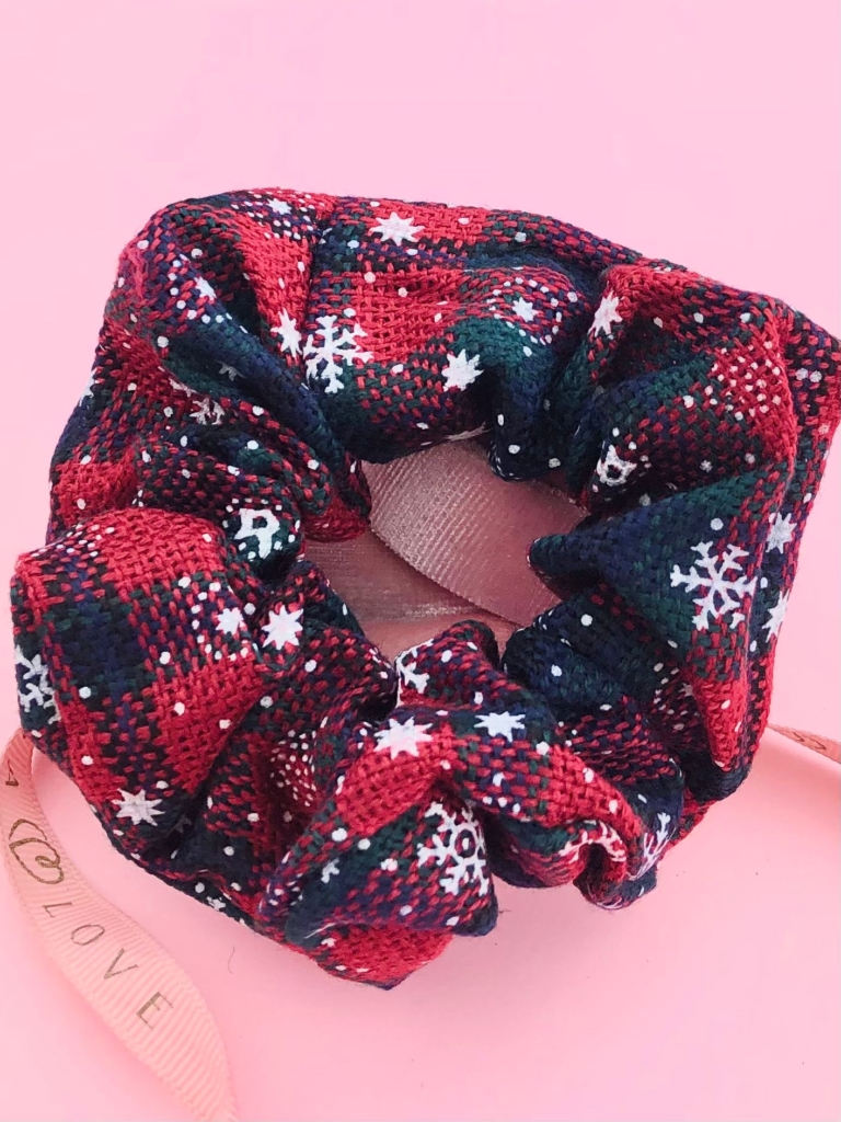 Gumka świąteczna scrunchie