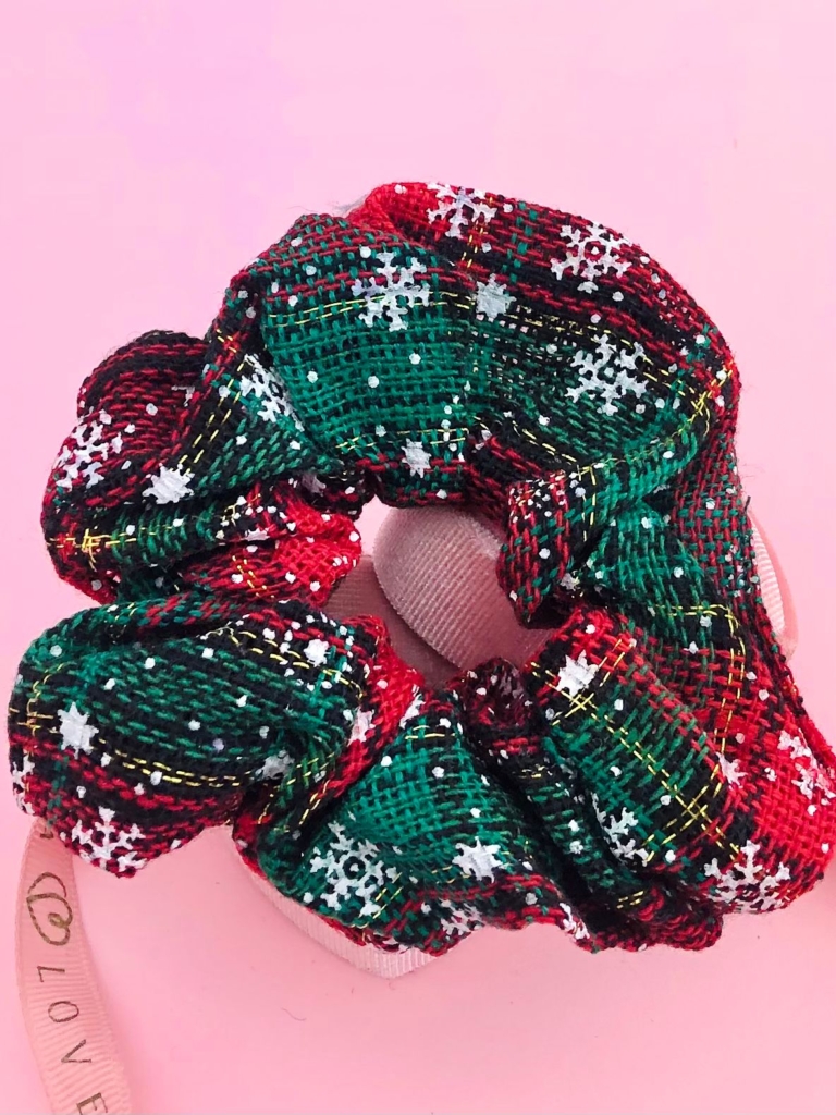 Gumka świąteczna scrunchie