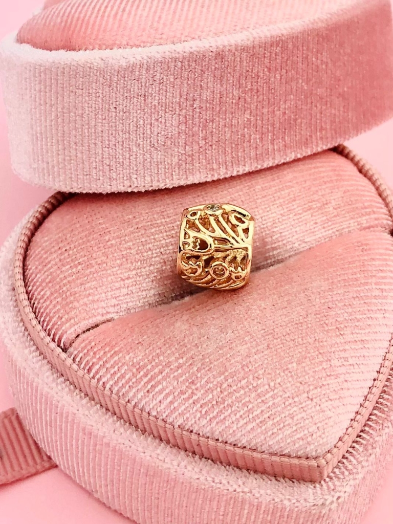 Charms ażurowy ze stali szlachetnej